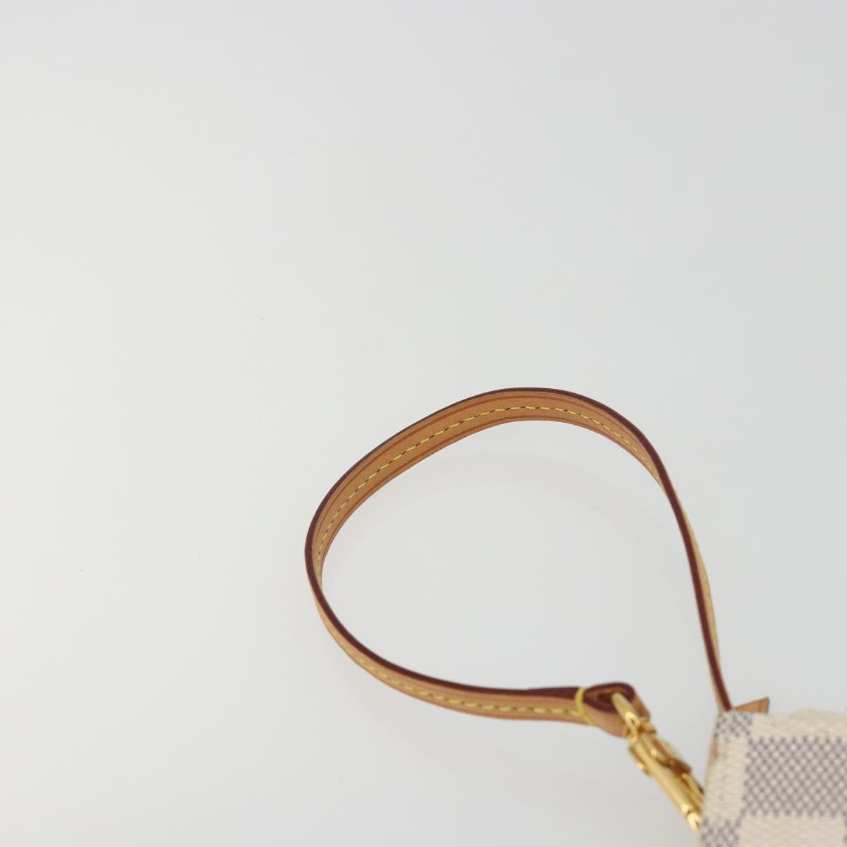 LOUIS VUITTON Damier Azur Neverfull PM Pouch Accessory Pouch LV Auth bs36211