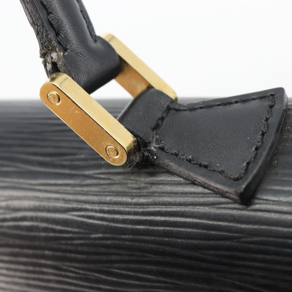 LOUIS VUITTON Epi Concorde Hand Bag Black M52132 LV Auth bs36212