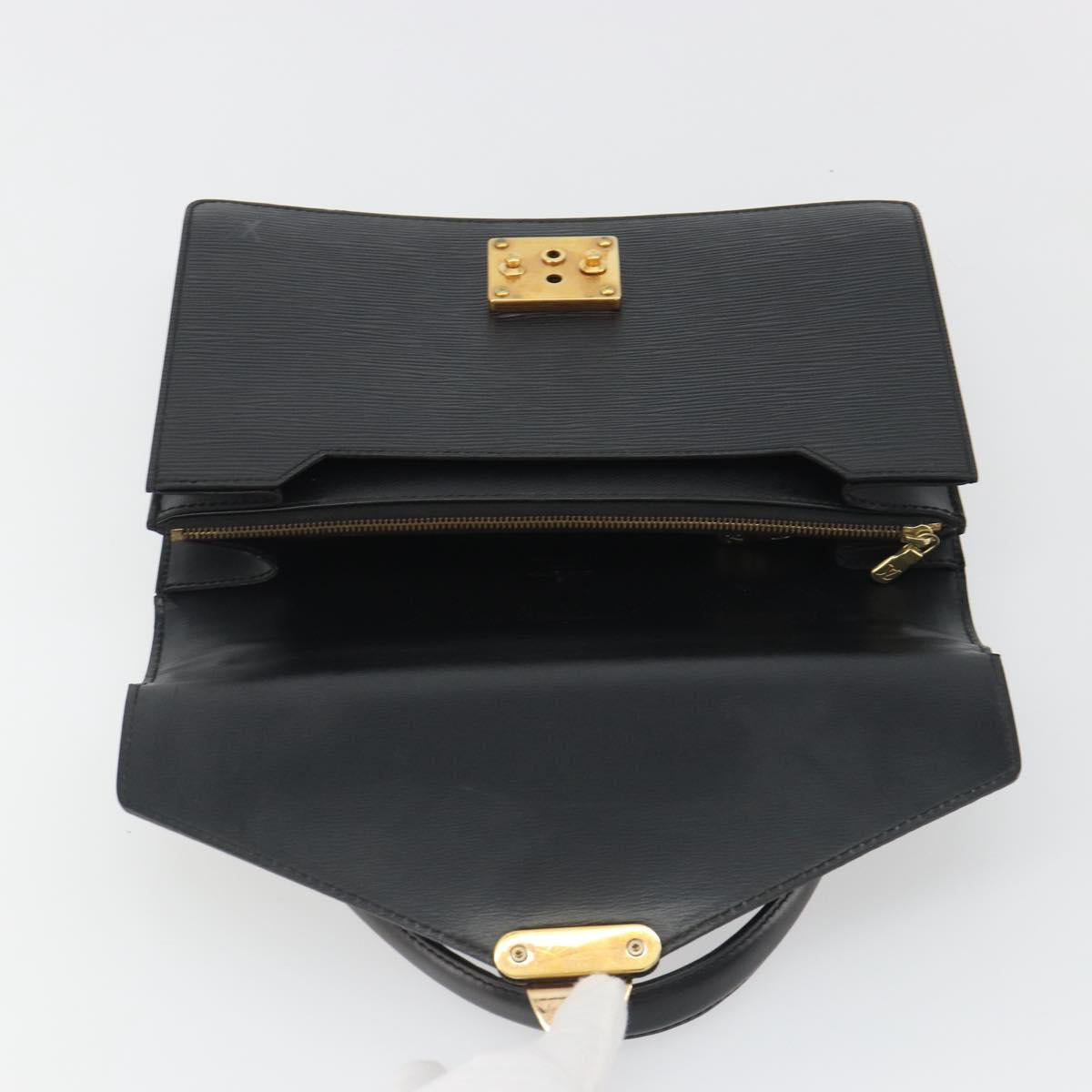 LOUIS VUITTON Epi Concorde Hand Bag Black M52132 LV Auth bs36212