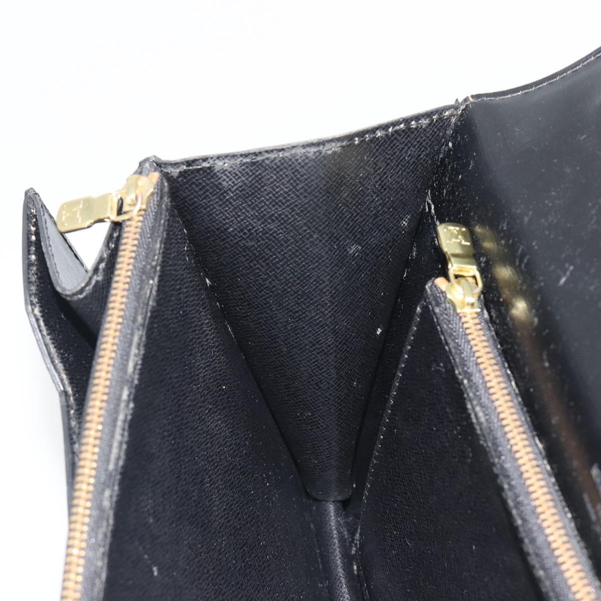 LOUIS VUITTON Epi Concorde Hand Bag Black M52132 LV Auth bs36212