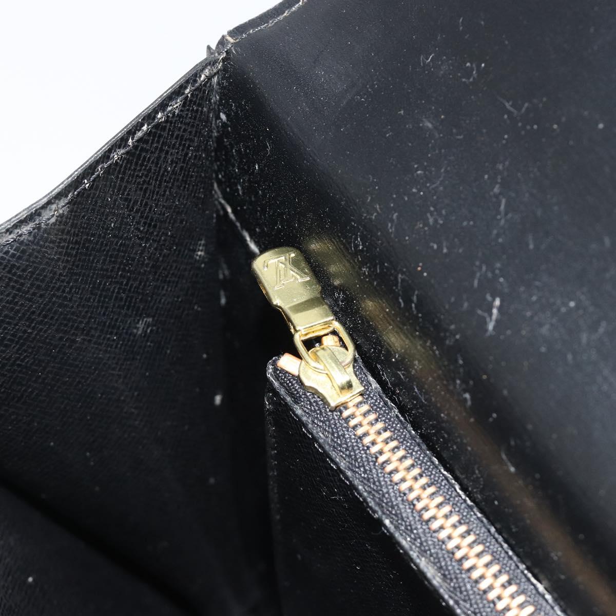 LOUIS VUITTON Epi Concorde Hand Bag Black M52132 LV Auth bs36212