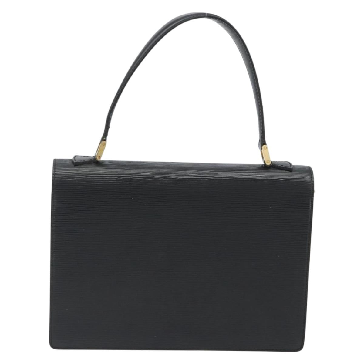 LOUIS VUITTON Epi Concorde Hand Bag Black M52132 LV Auth bs36212