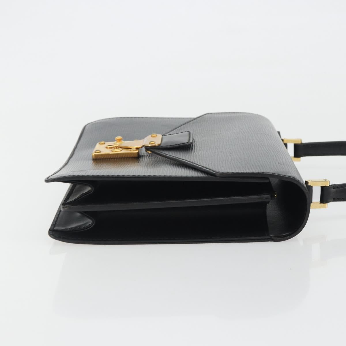 LOUIS VUITTON Epi Concorde Hand Bag Black M52132 LV Auth bs36212