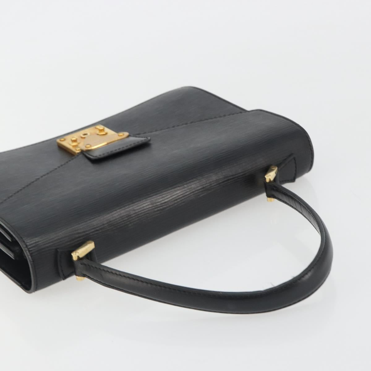 LOUIS VUITTON Epi Concorde Hand Bag Black M52132 LV Auth bs36212