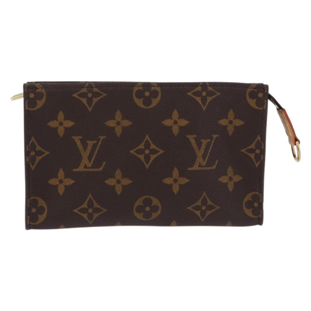 LOUIS VUITTON Monogram Bucket PM Accessory Pouch LV Auth bs36214