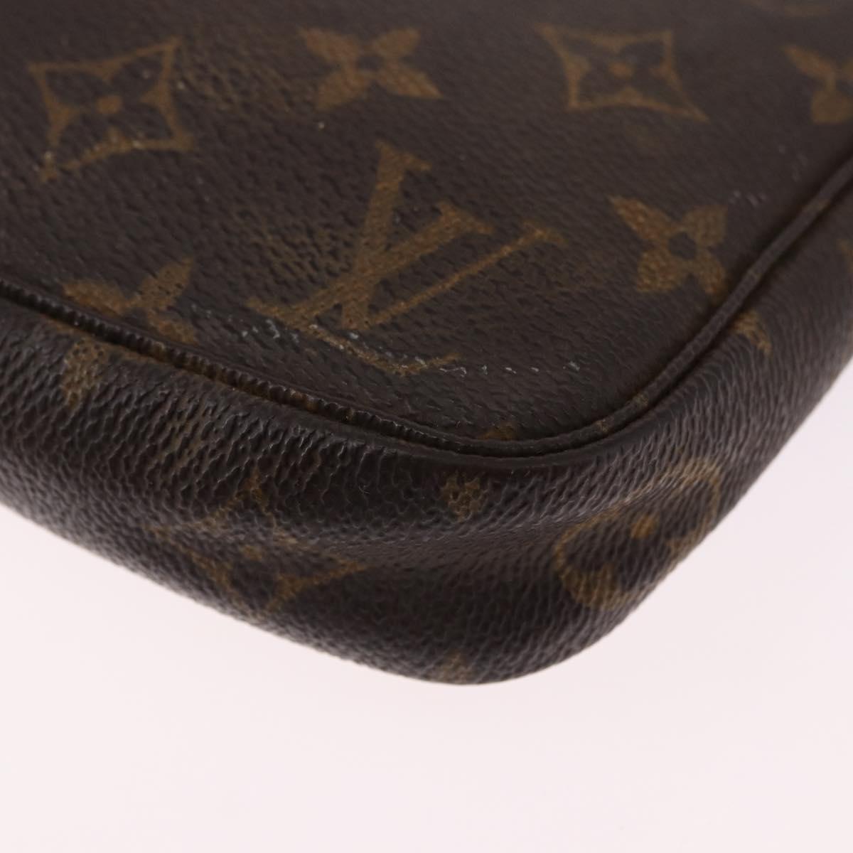 LOUIS VUITTON Monogram Pochette Accessoires Pouch M51980 LV Auth bs36215