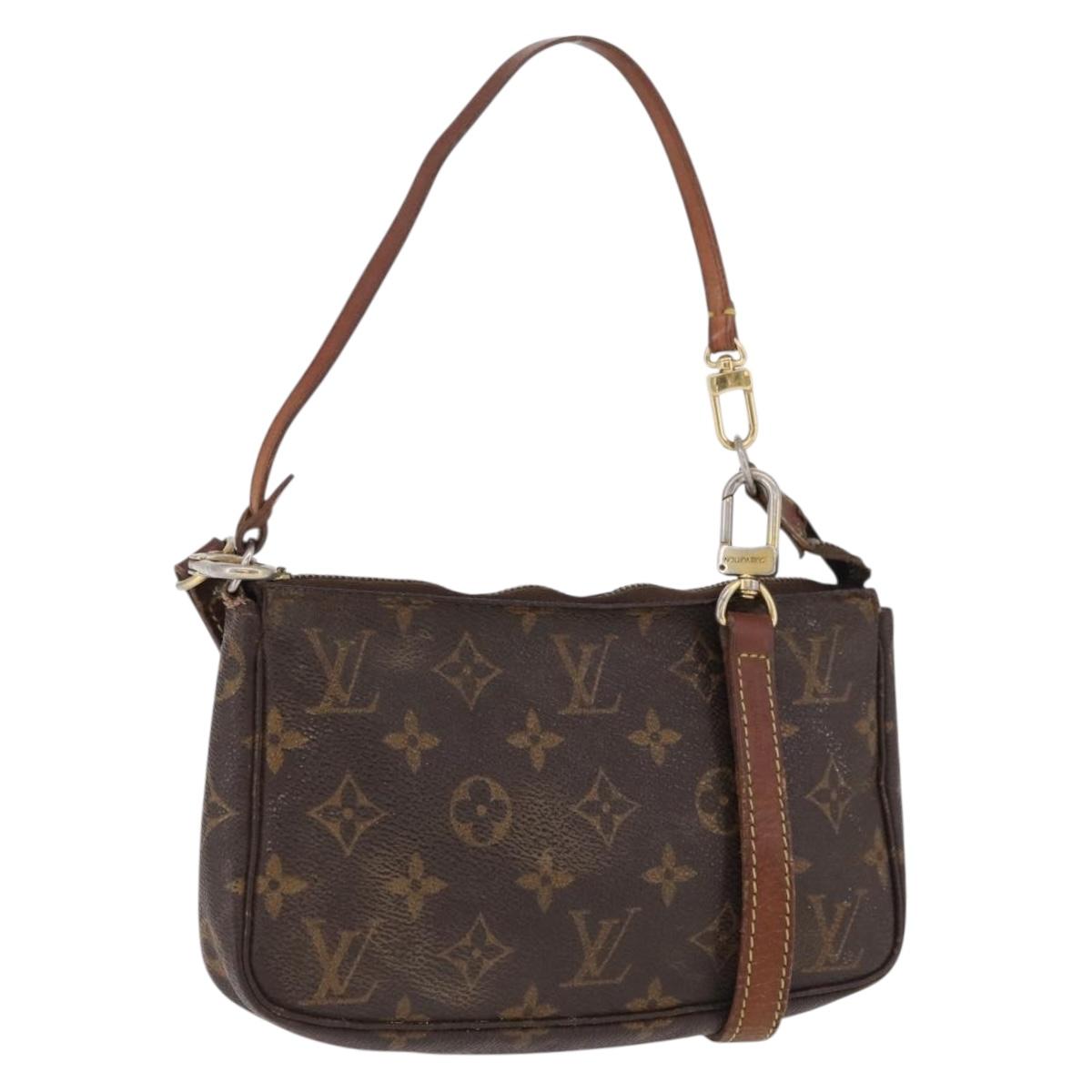 LOUIS VUITTON Monogram Pochette Accessoires Pouch M51980 LV Auth bs36215