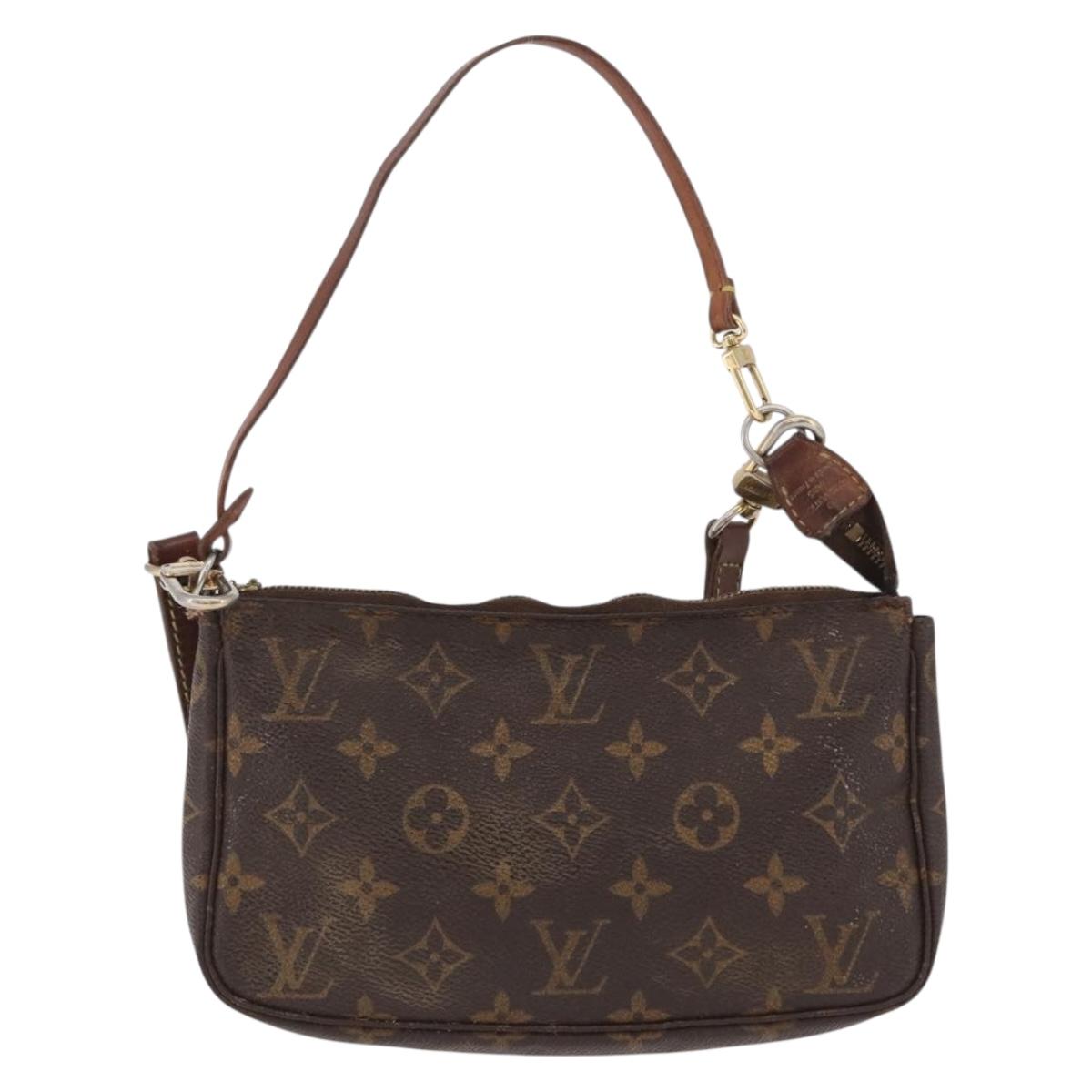 LOUIS VUITTON Monogram Pochette Accessoires Pouch M51980 LV Auth bs36215
