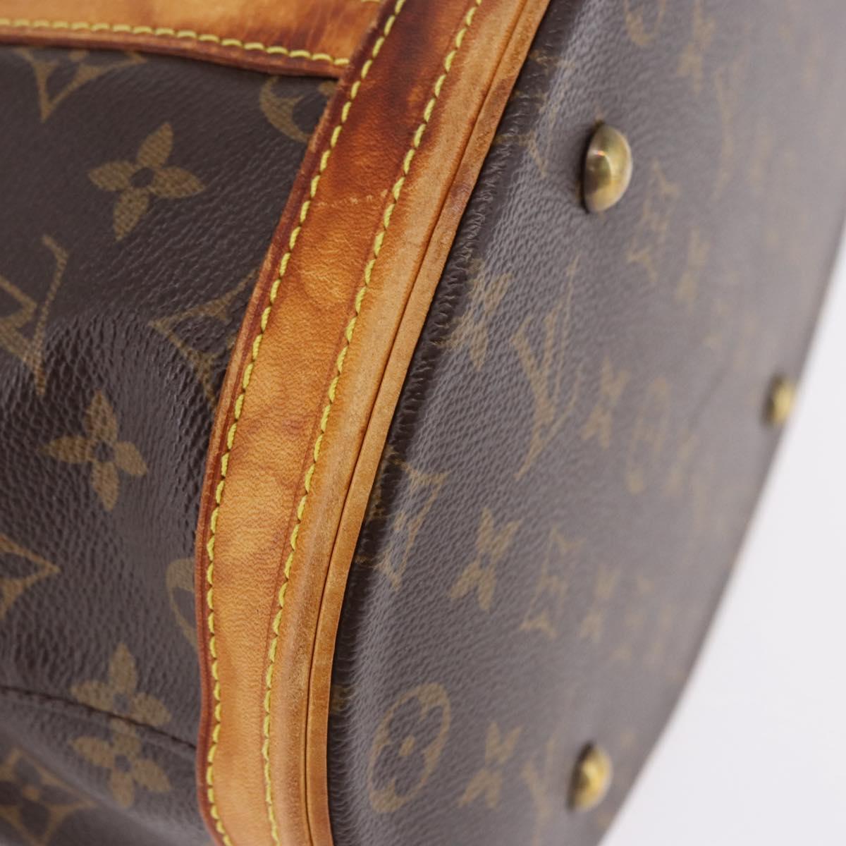LOUIS VUITTON Monogram Bucket GM Shoulder Bag M42236 LV Auth bs36218