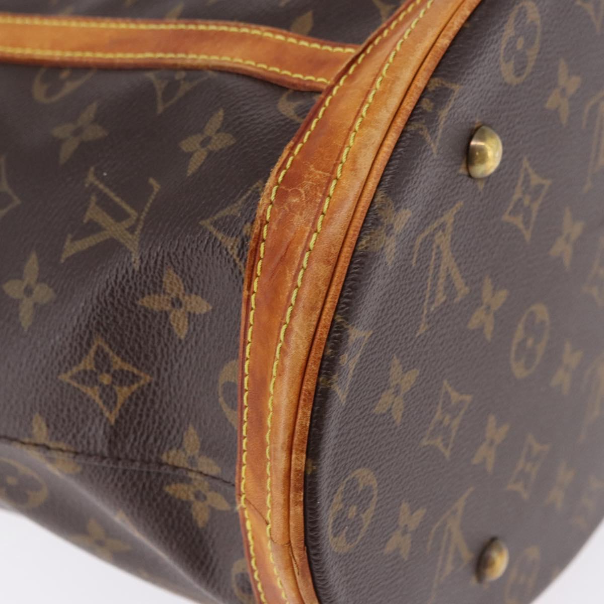LOUIS VUITTON Monogram Bucket GM Shoulder Bag M42236 LV Auth bs36218