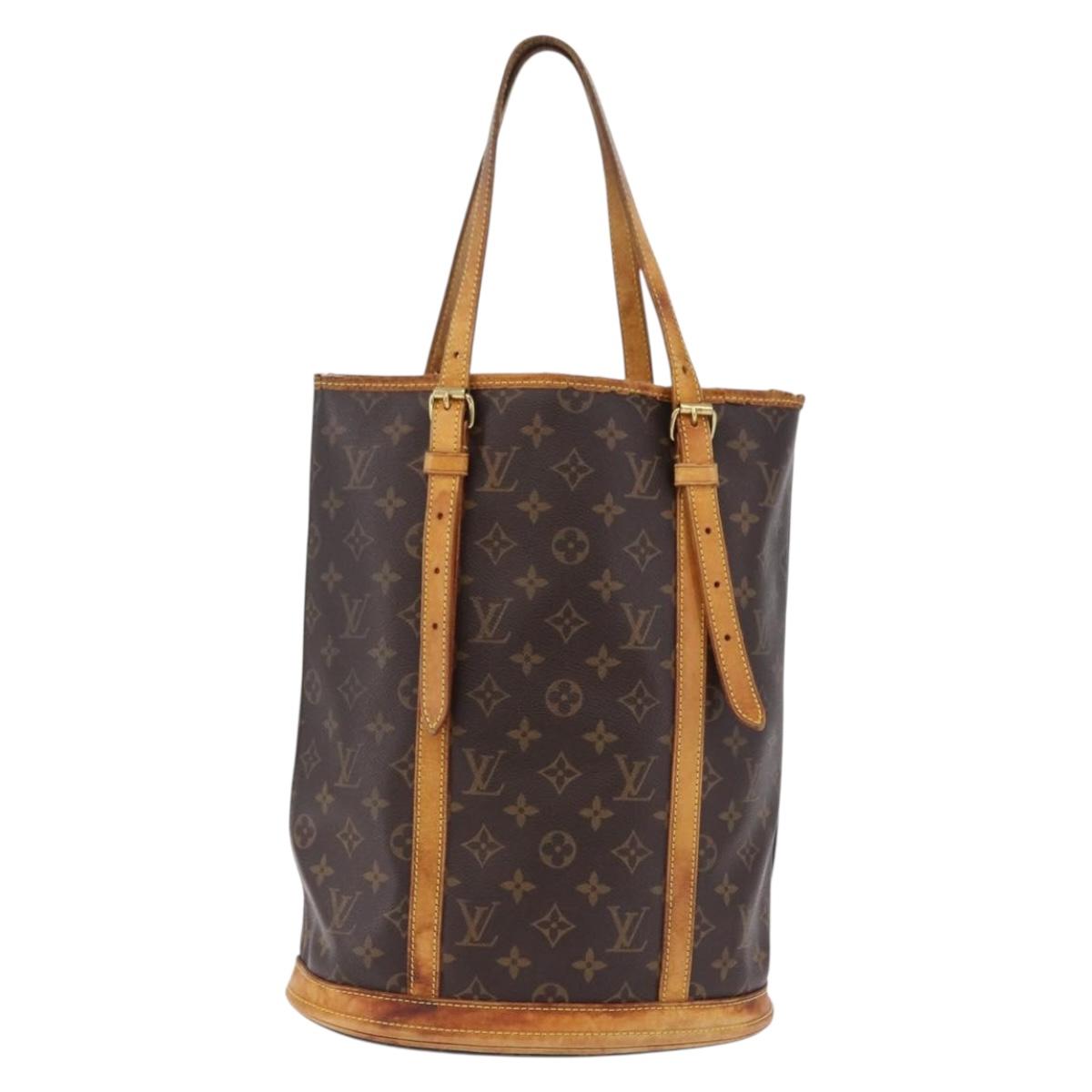 LOUIS VUITTON Monogram Bucket GM Shoulder Bag M42236 LV Auth bs36218