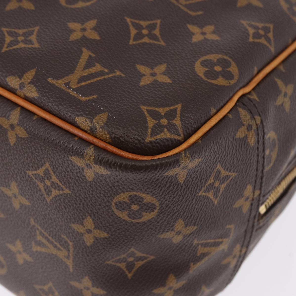 LOUIS VUITTON Monogram Deauville Hand Bag M47270 LV Auth bs36219