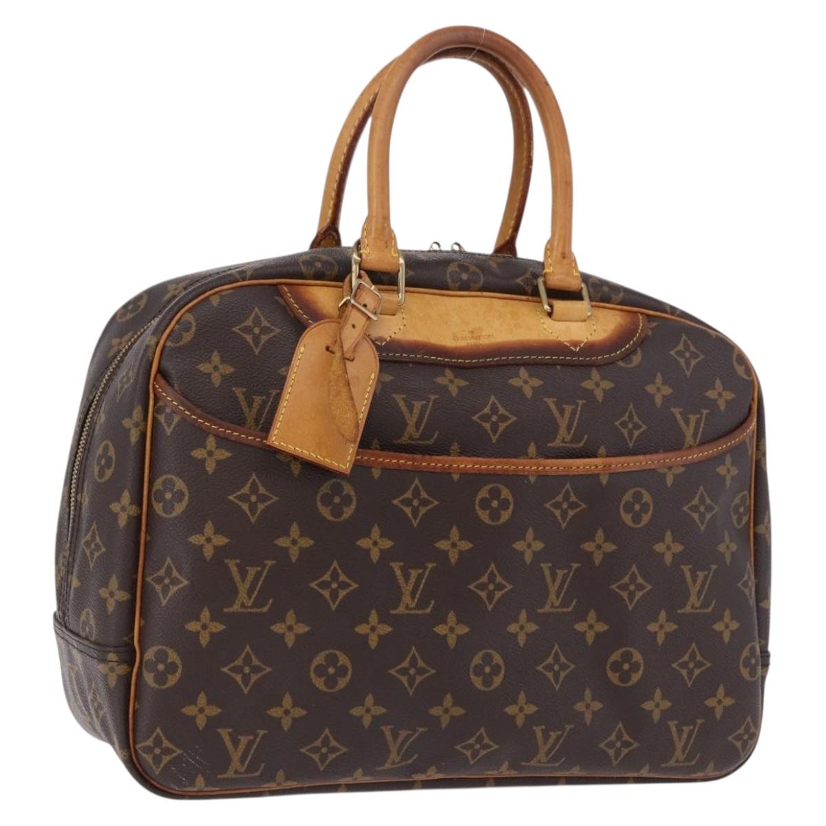 LOUIS VUITTON Monogram Deauville Hand Bag M47270 LV Auth bs36219