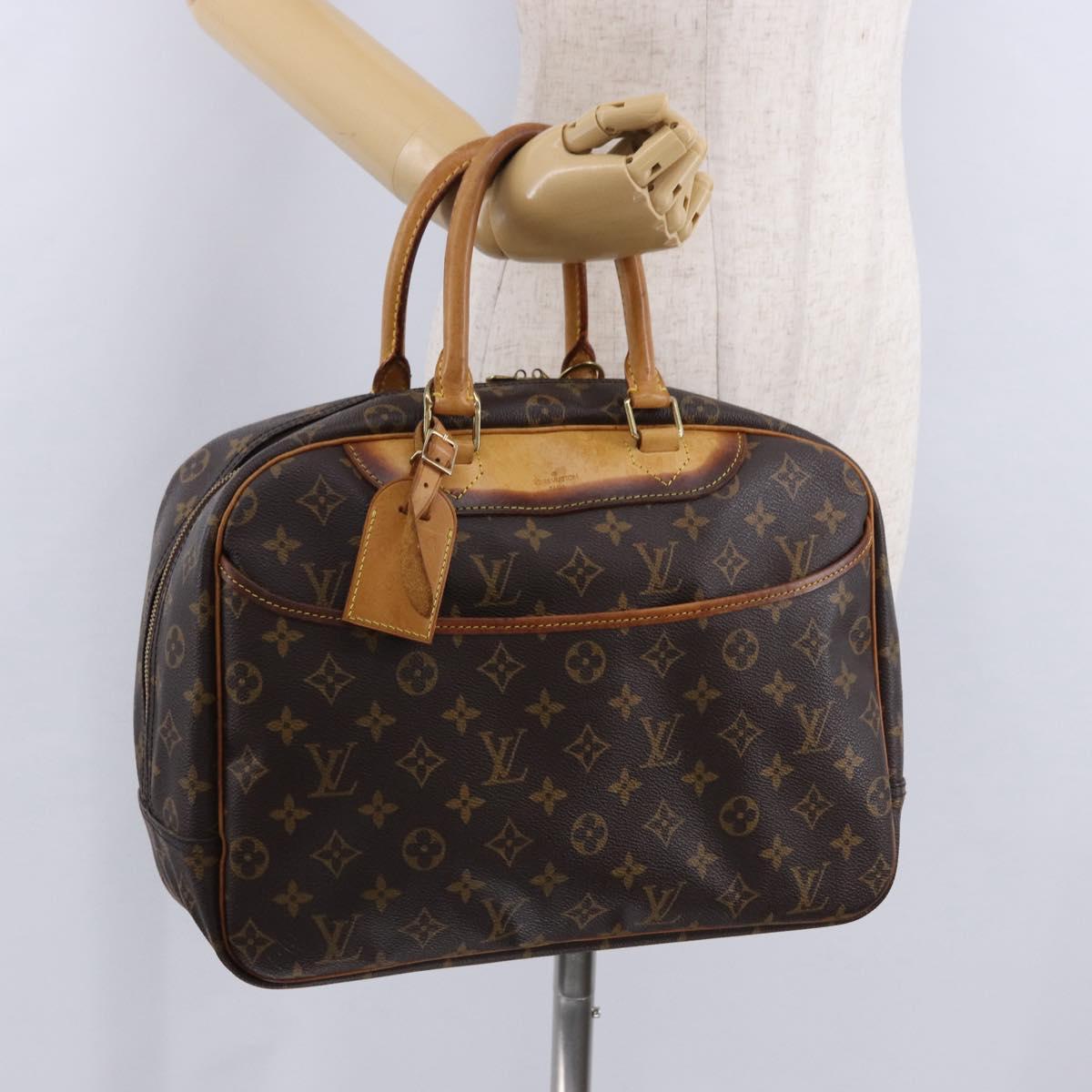 LOUIS VUITTON Monogram Deauville Hand Bag M47270 LV Auth bs36219