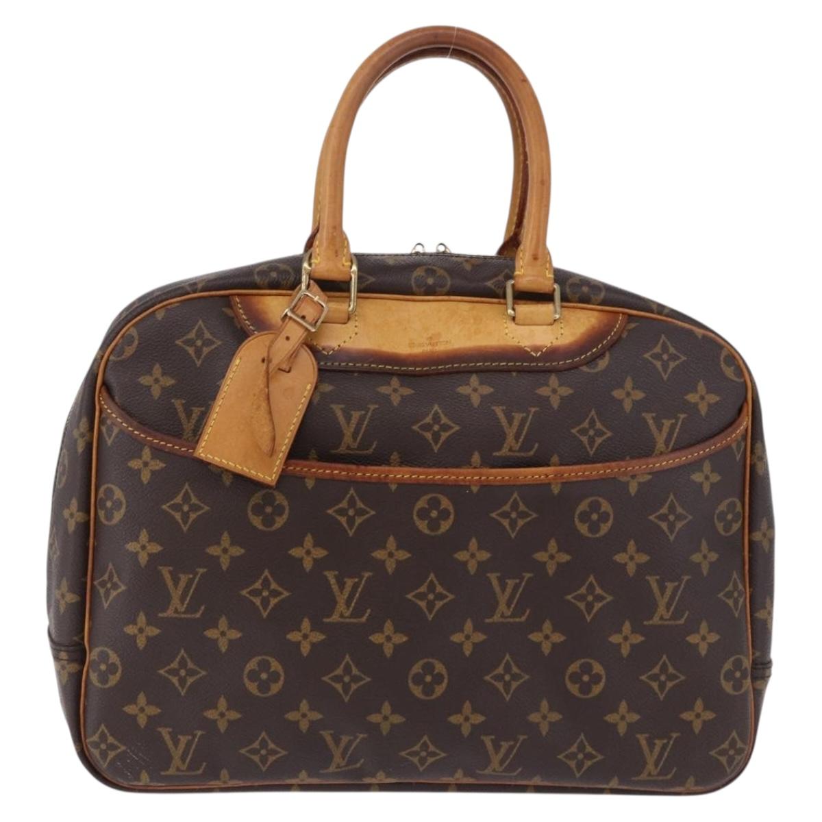 LOUIS VUITTON Monogram Deauville Hand Bag M47270 LV Auth bs36219