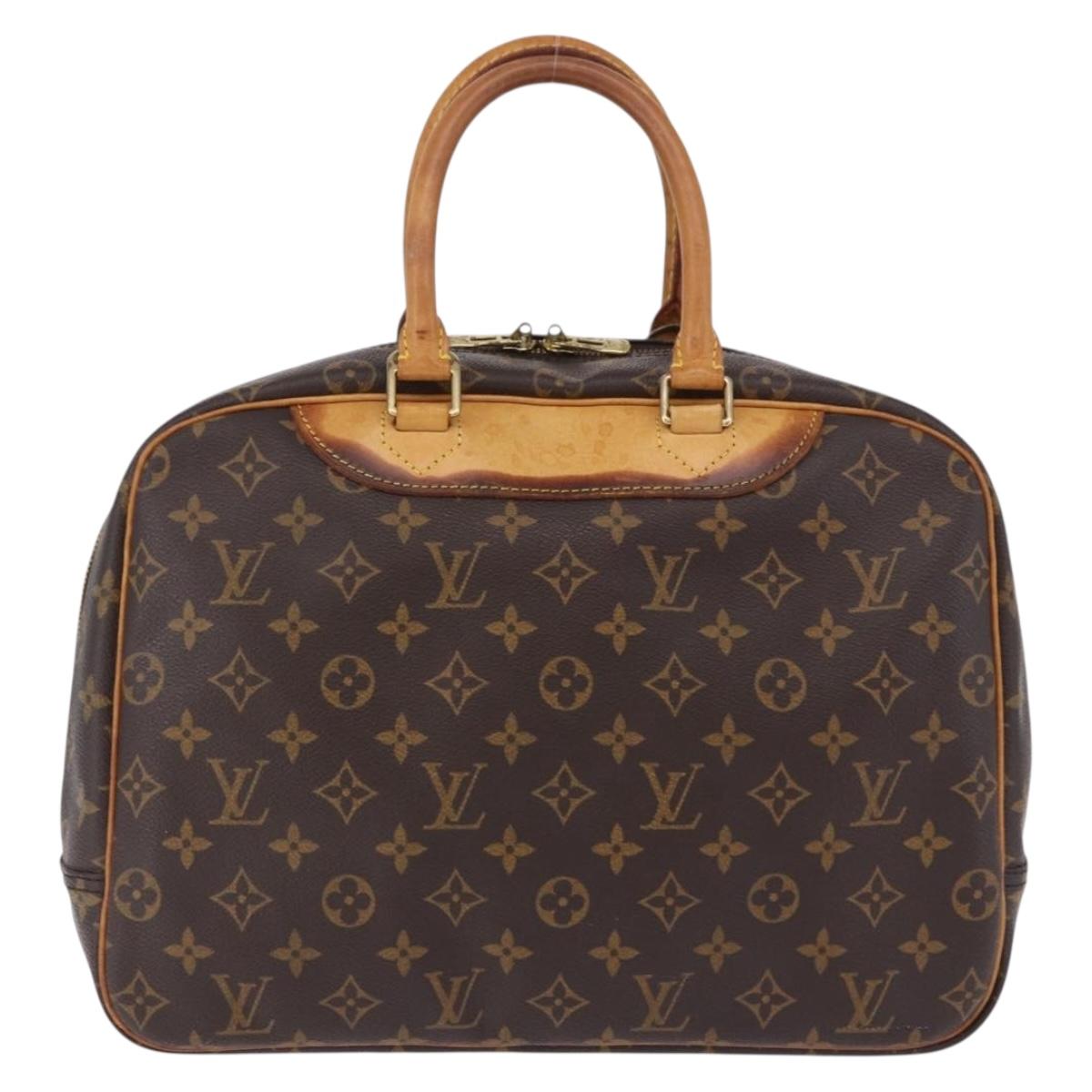 LOUIS VUITTON Monogram Deauville Hand Bag M47270 LV Auth bs36219