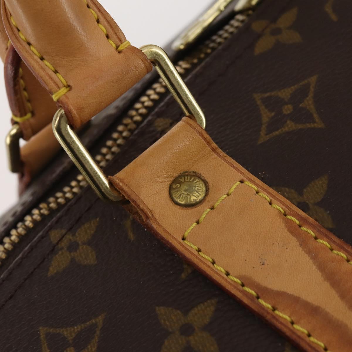 LOUIS VUITTON Monogram Keepall Bandouliere 60 Boston Bag M41412 LV Auth bs36220