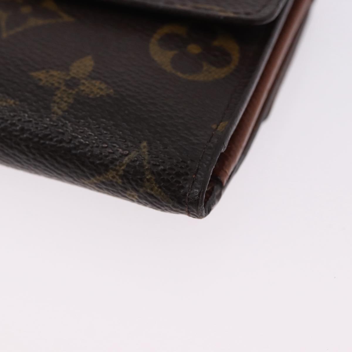 LOUIS VUITTON Monogram Porte Monnaie Bier Cartes Crdit M61652 LV Auth bs36221