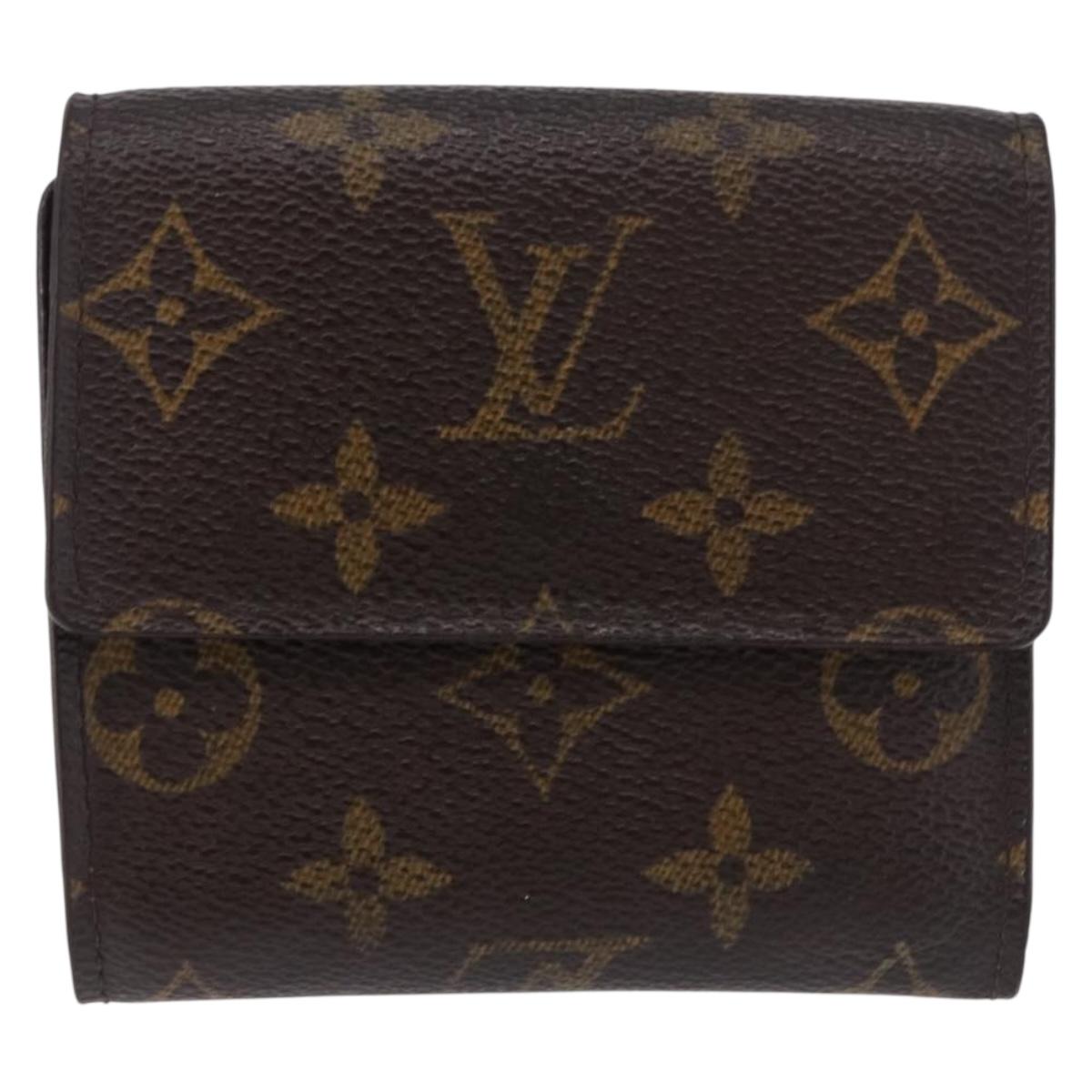 LOUIS VUITTON Monogram Porte Monnaie Bier Cartes Crdit M61652 LV Auth bs36221