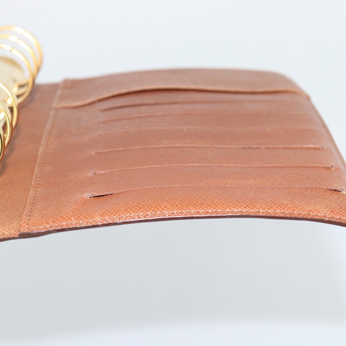LOUIS VUITTON Monogram Agenda MM Day Planner Cover R20105 LV Auth bs36225