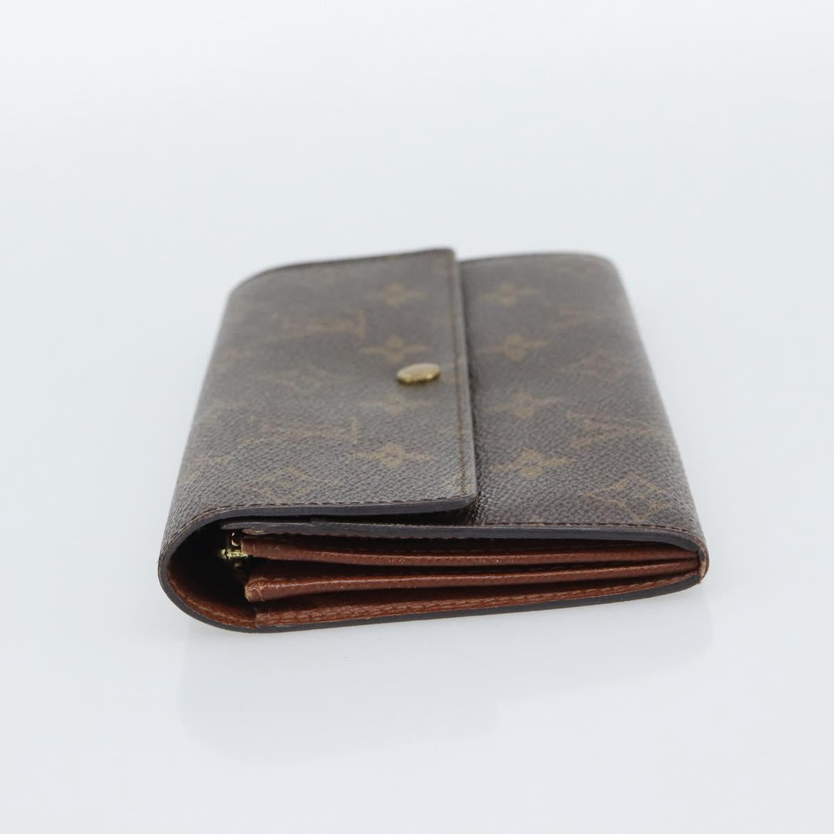 LOUIS VUITTON Monogram Portefeuille Sarah Long Wallet M61734 LV Auth bs36228