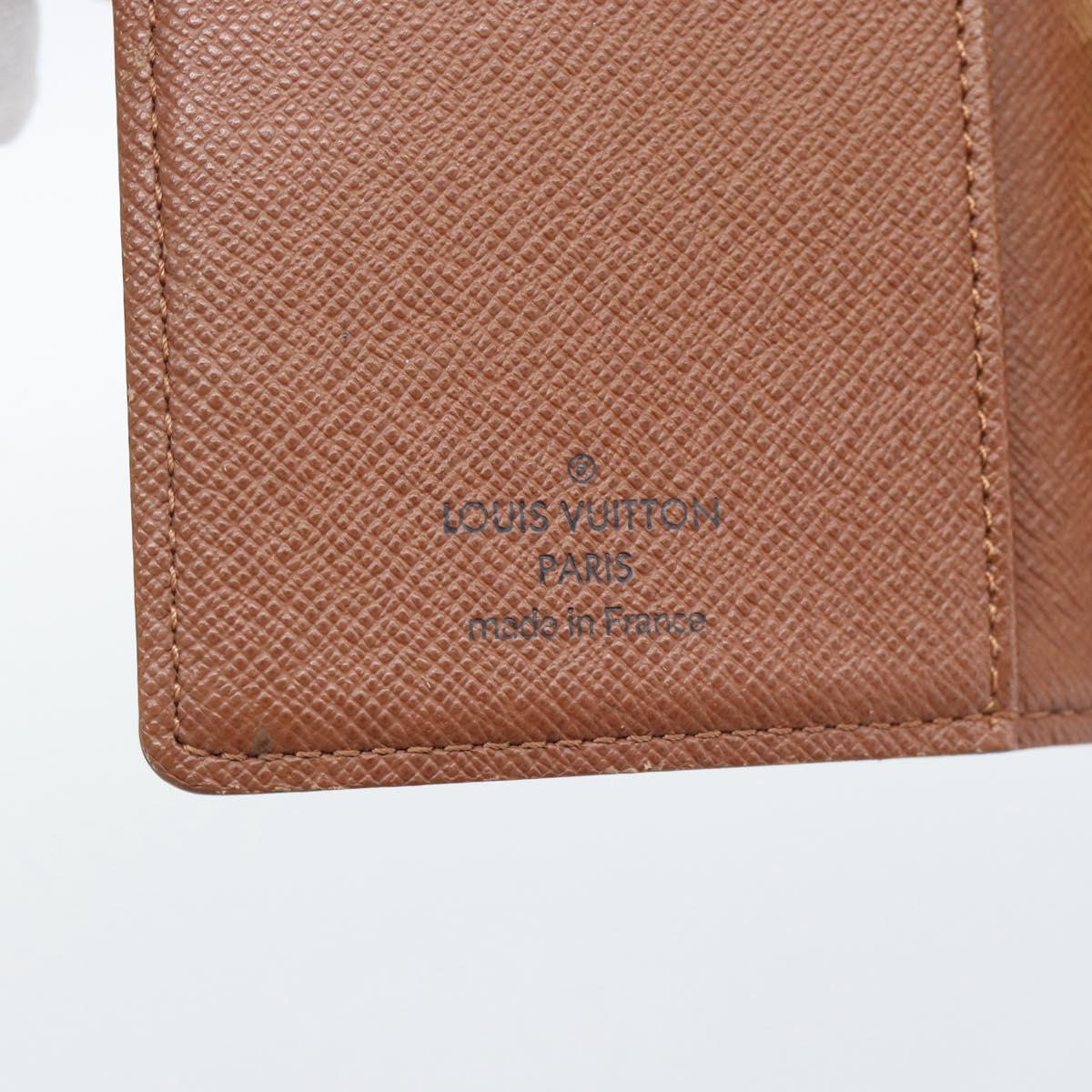 LOUIS VUITTON Monogram Agenda PM Day Planner Cover R20005 LV Auth bs36237