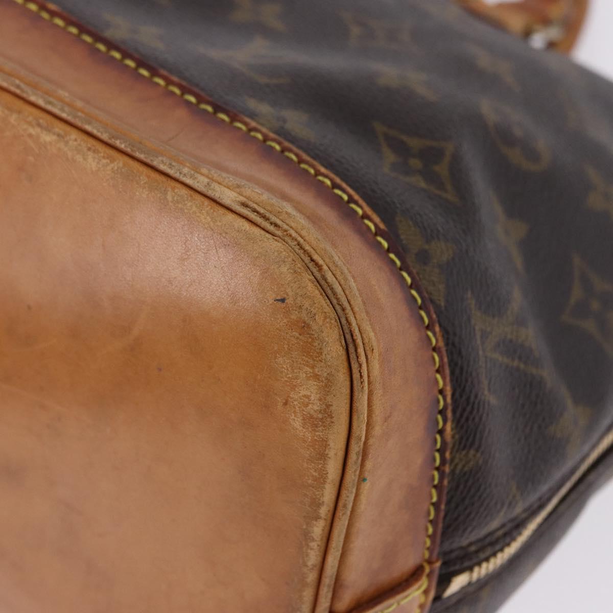 LOUIS VUITTON Monogram Alma Hand Bag M51130 LV Auth bs36241