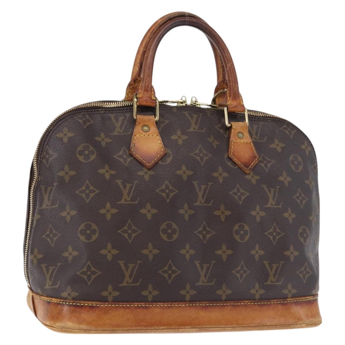 LOUIS VUITTON Monogram Alma Hand Bag M51130 LV Auth bs36241