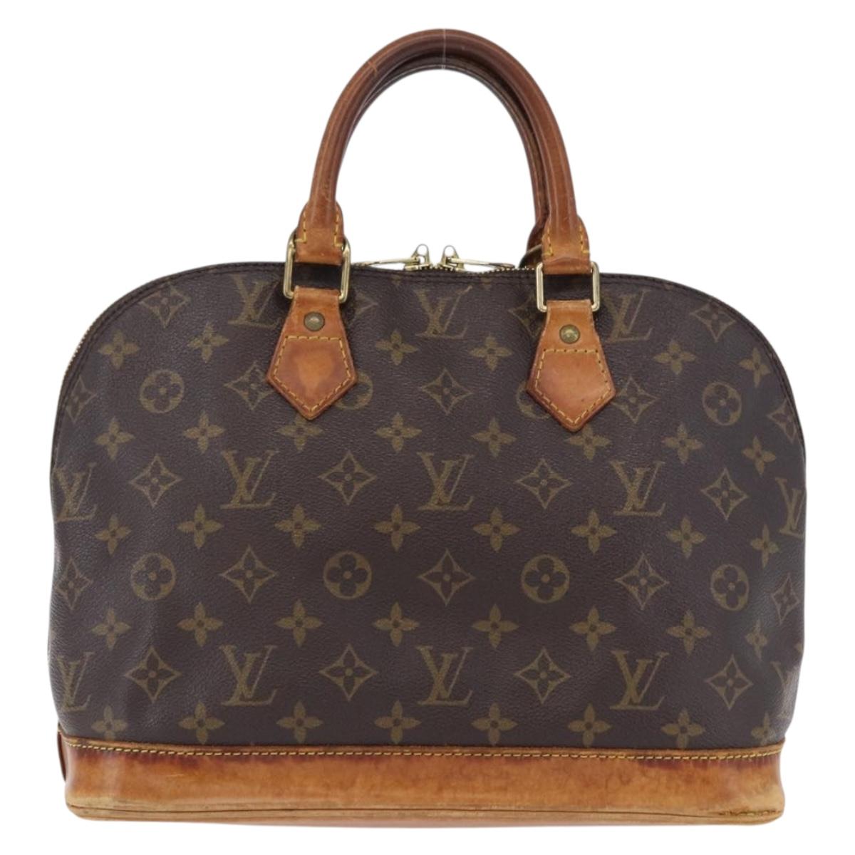LOUIS VUITTON Monogram Alma Hand Bag M51130 LV Auth bs36241