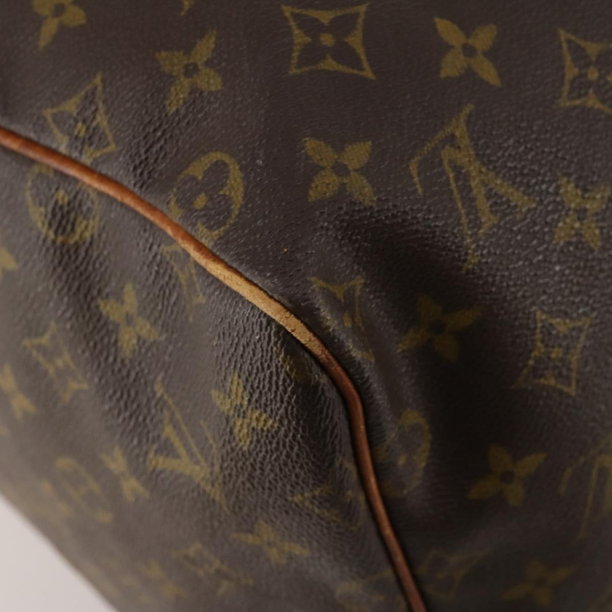 LOUIS VUITTON Monogram Keepall 55 Boston Bag M41424 LV Auth bs36243