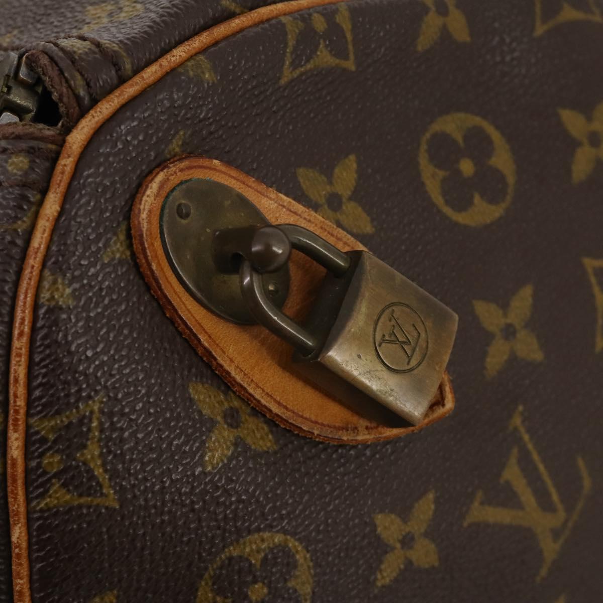 LOUIS VUITTON Monogram Keepall 55 Boston Bag M41424 LV Auth bs36243