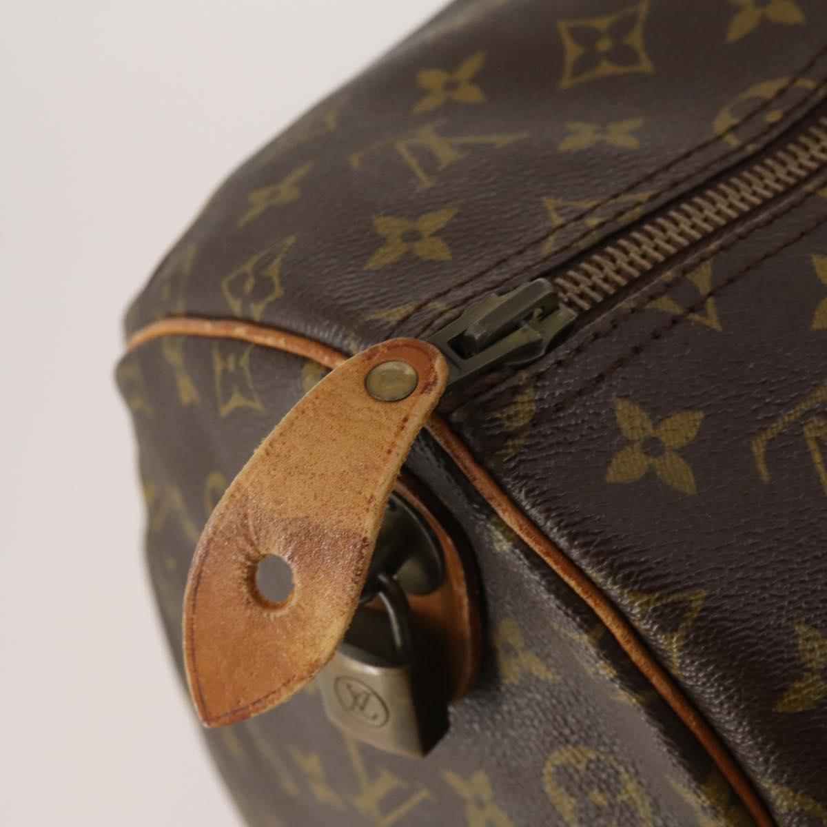 LOUIS VUITTON Monogram Keepall 55 Boston Bag M41424 LV Auth bs36243