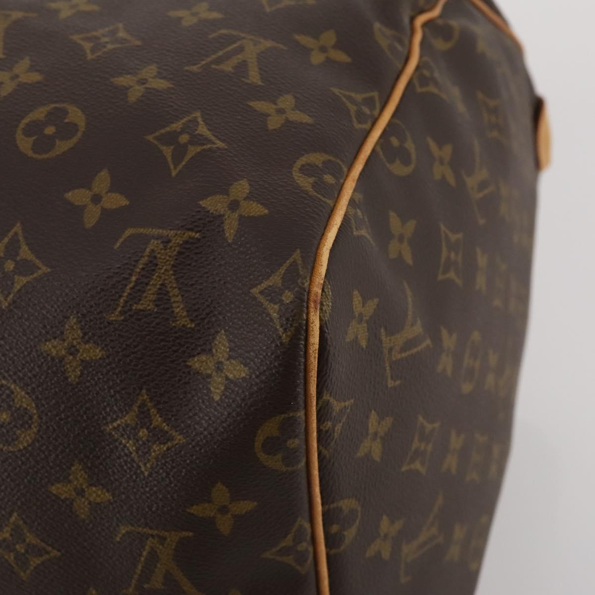 LOUIS VUITTON Monogram Keepall 55 Boston Bag M41424 LV Auth bs36244