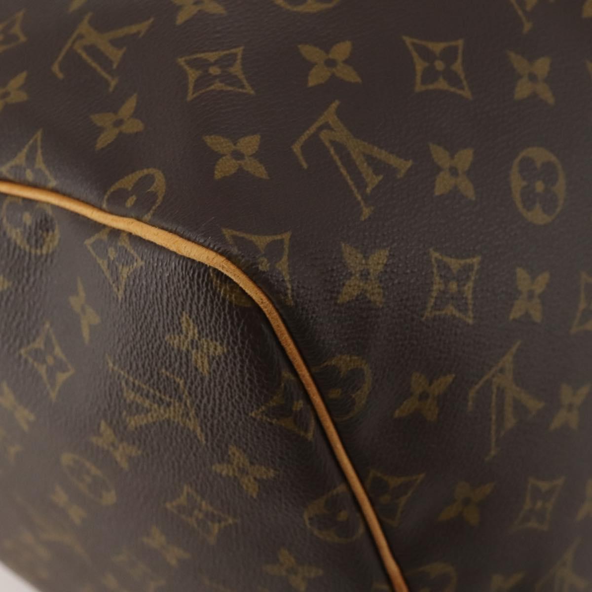 LOUIS VUITTON Monogram Keepall 55 Boston Bag M41424 LV Auth bs36244