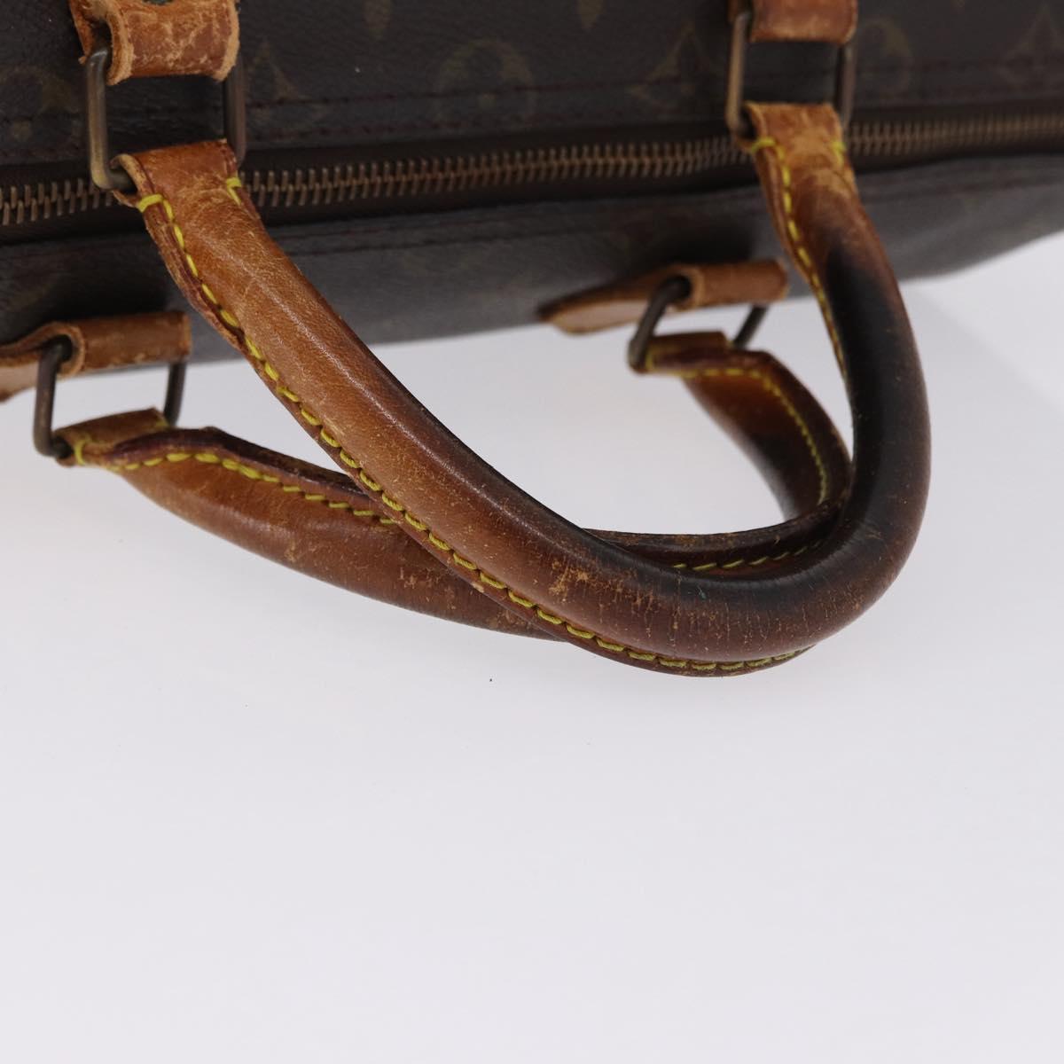 LOUIS VUITTON Monogram Speedy 35 Hand Bag M41524 LV Auth bs36245