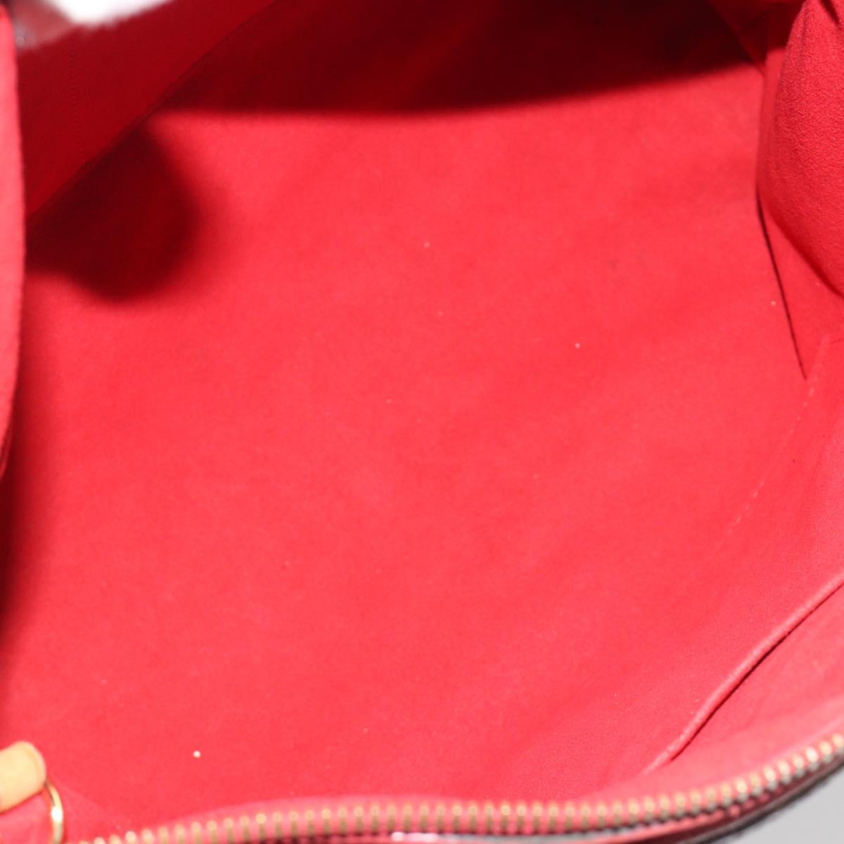 LOUIS VUITTON Monogram Pallas MM Hand Bag 2way Red M41175 LV Auth bs36246