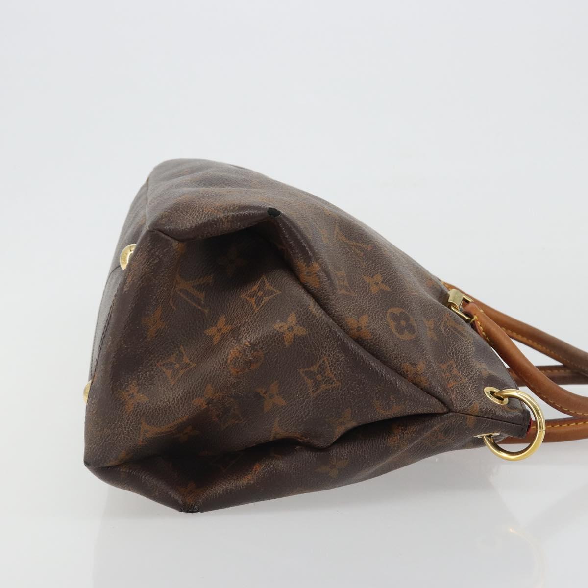 LOUIS VUITTON Monogram Pallas MM Hand Bag 2way Red M41175 LV Auth bs36246