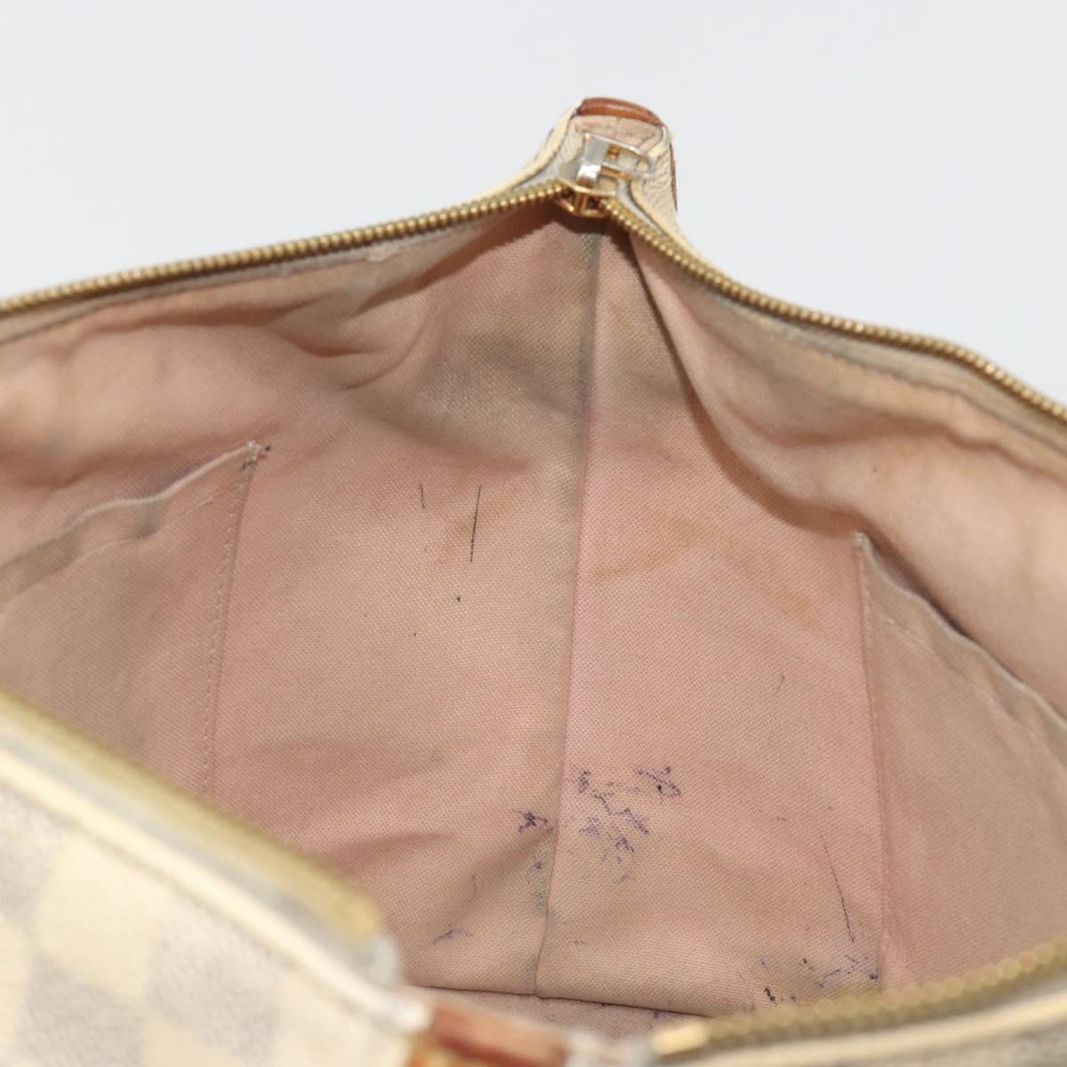 LOUIS VUITTON Damier Azur Jena PM Shoulder Bag N44039 LV Auth bs36248
