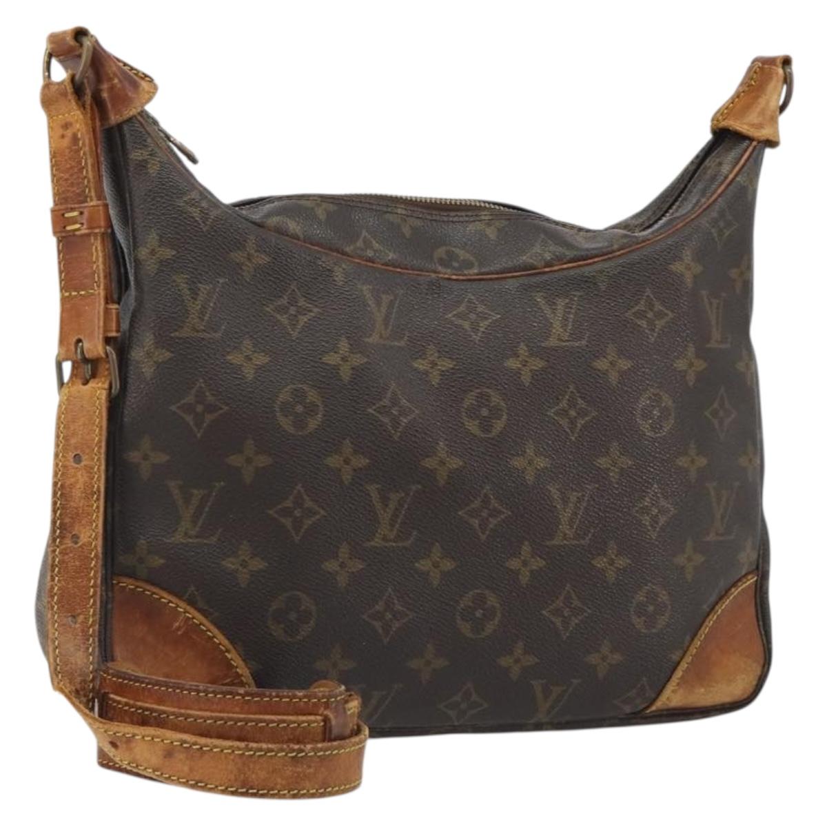 LOUIS VUITTON Monogram Boulogne 30 Shoulder Bag M51265 LV Auth bs36251