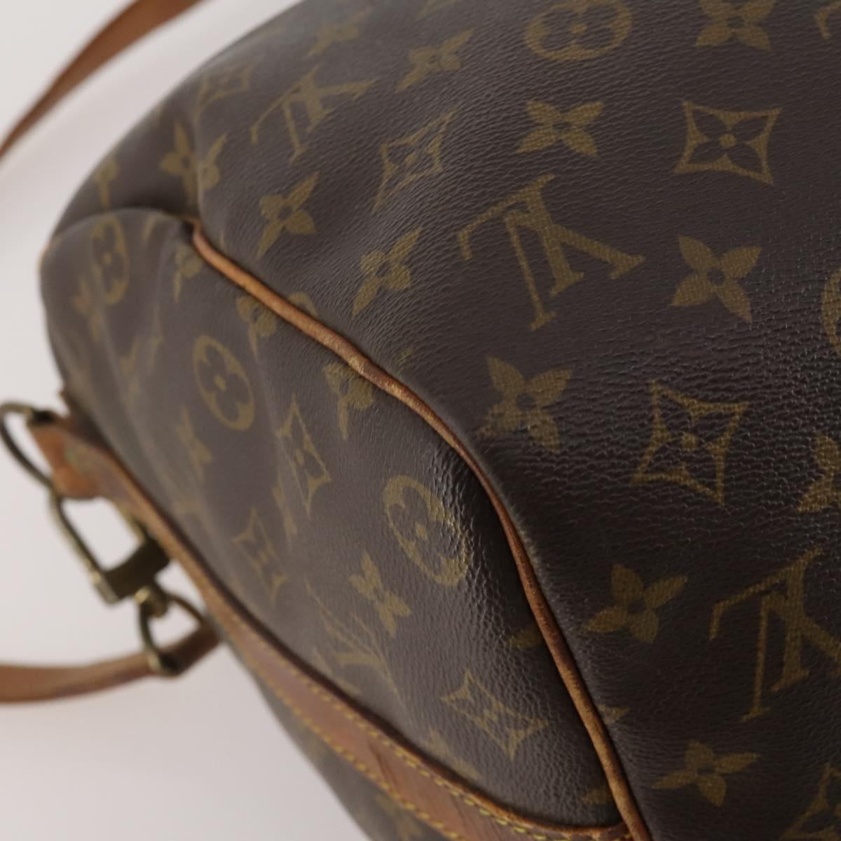 LOUIS VUITTON Monogram Keepall Bandouliere 45 Boston Bag M41418 LV Auth bs36253