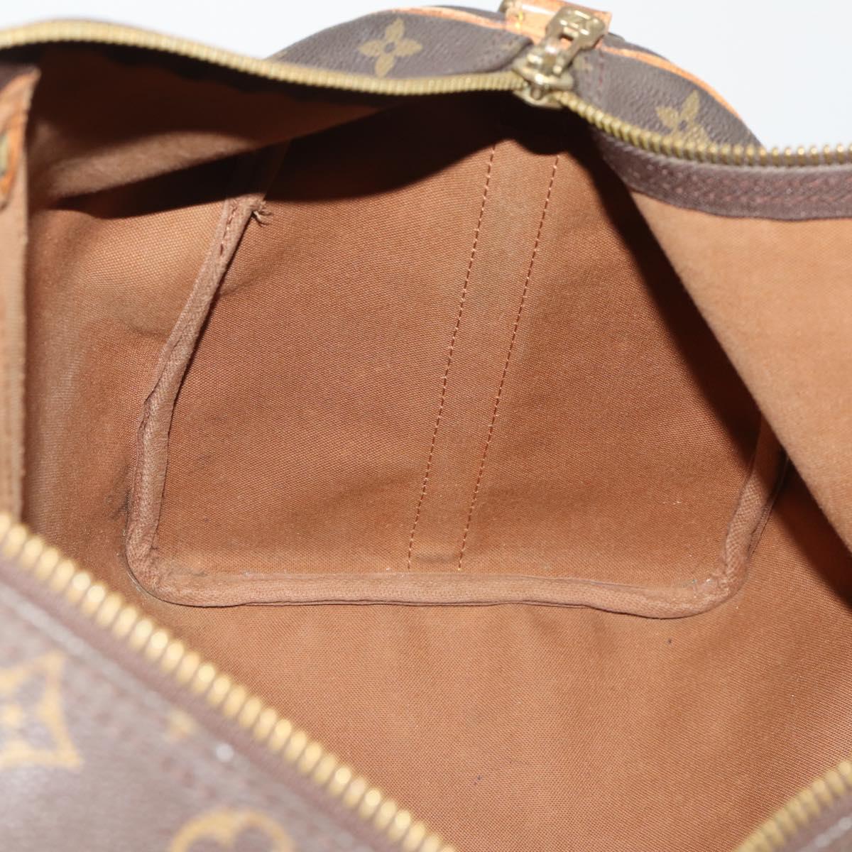 LOUIS VUITTON Monogram Keepall Bandouliere 45 Boston Bag M41418 LV Auth bs36253