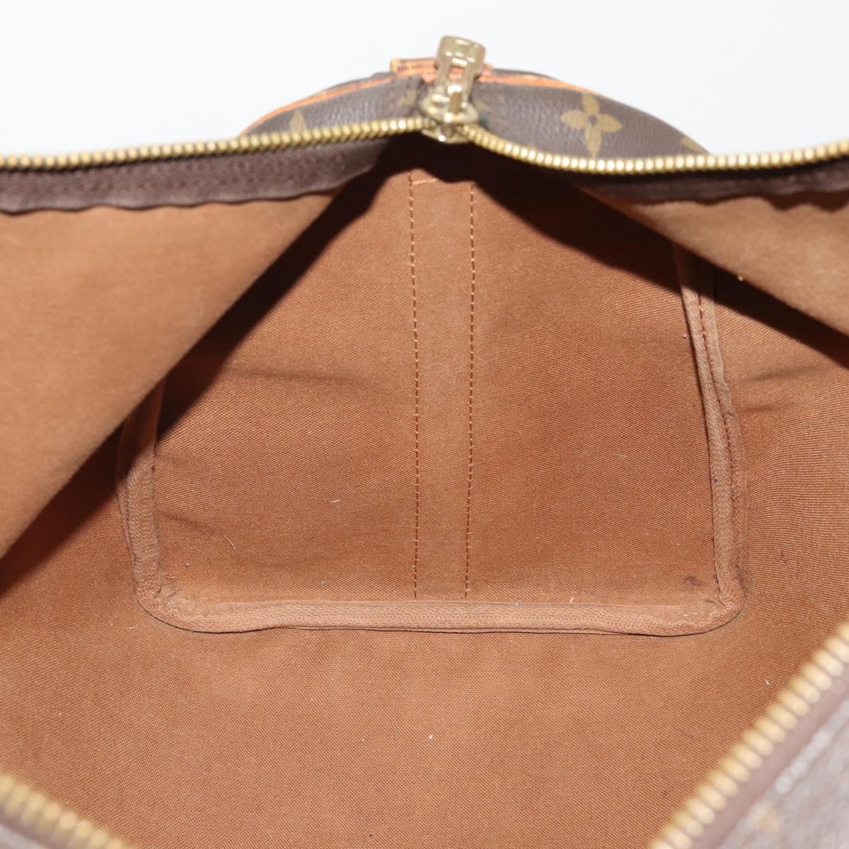 LOUIS VUITTON Monogram Keepall Bandouliere 45 Boston Bag M41418 LV Auth bs36253