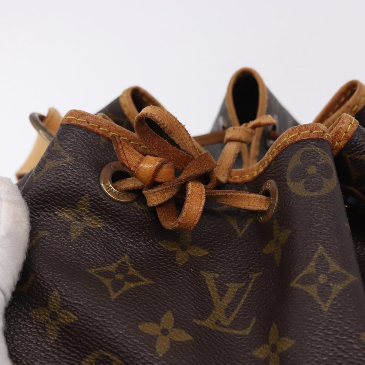 LOUIS VUITTON Monogram Noe Shoulder Bag M42224 LV Auth bs36254