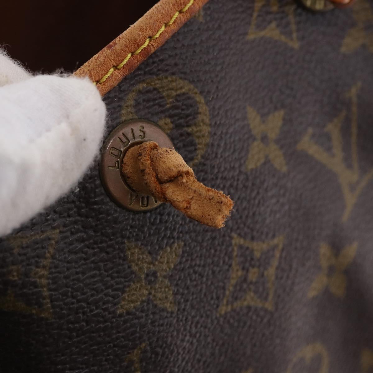 LOUIS VUITTON Monogram Noe Shoulder Bag M42224 LV Auth bs36254