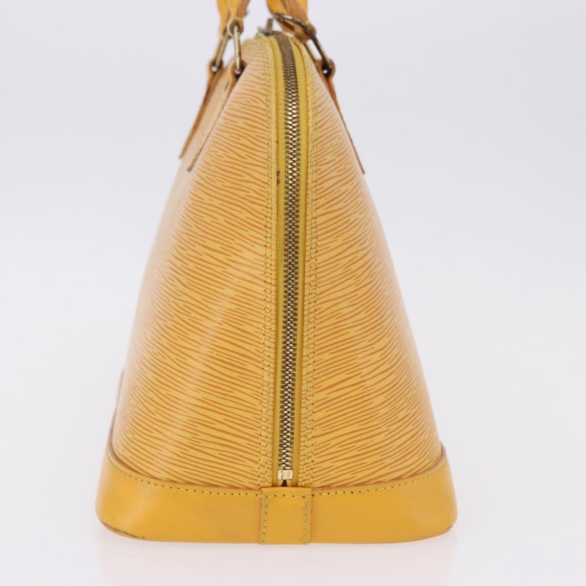 LOUIS VUITTON Epi Alma Hand Bag Yellow M52149 LV Auth bs36256A