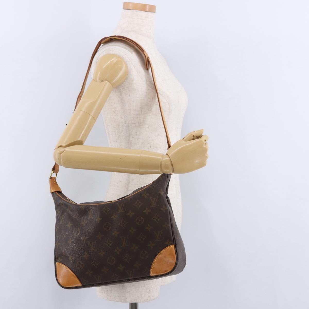 LOUIS VUITTON Monogram Boulogne 30 Shoulder Bag M51265 LV Auth bs36257A