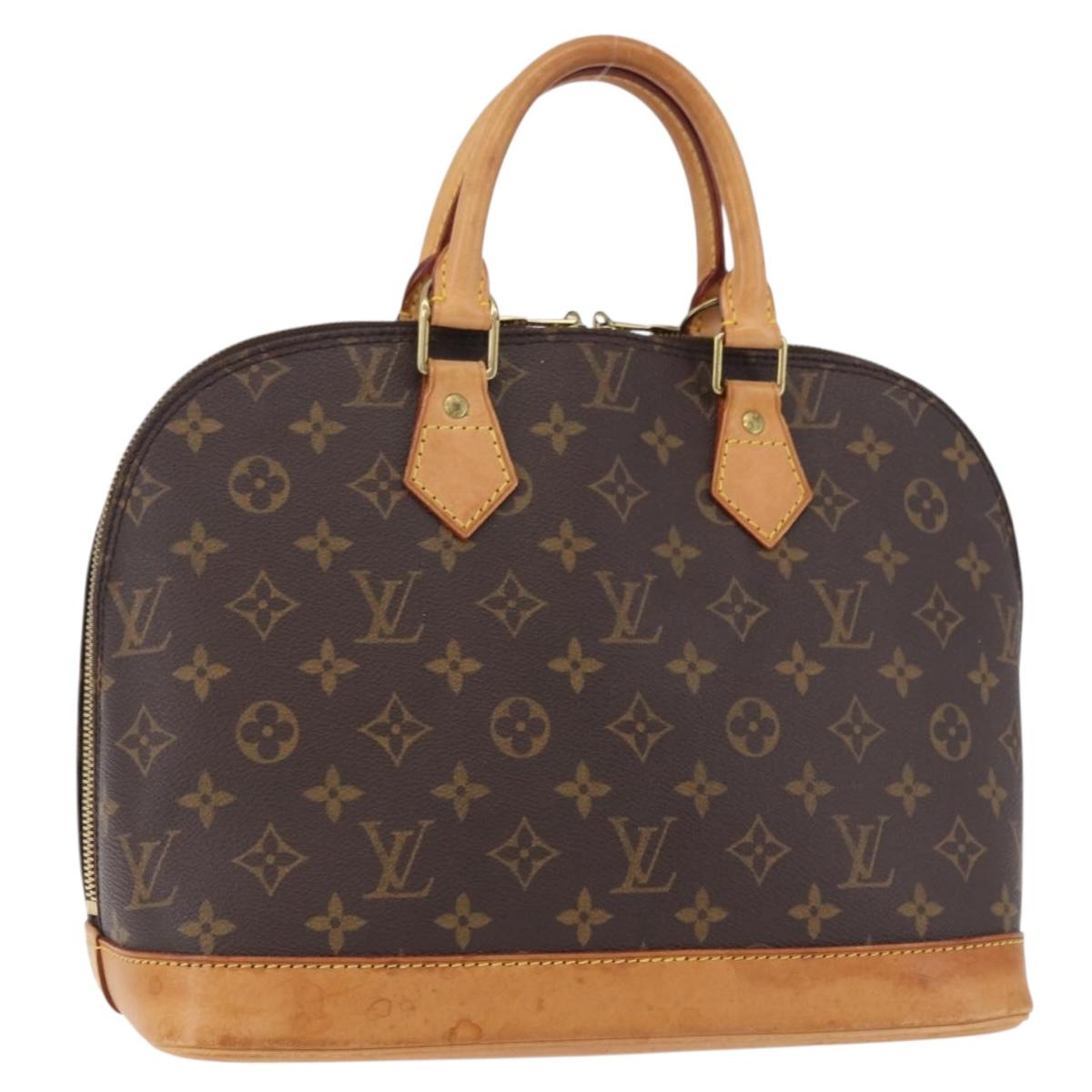 LOUIS VUITTON Monogram Alma Hand Bag M51130 LV Auth bs36258A
