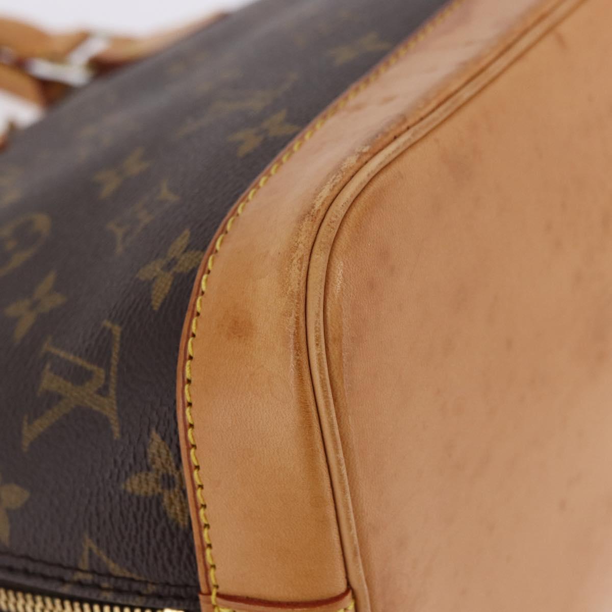 LOUIS VUITTON Monogram Alma Hand Bag M51130 LV Auth bs36258A