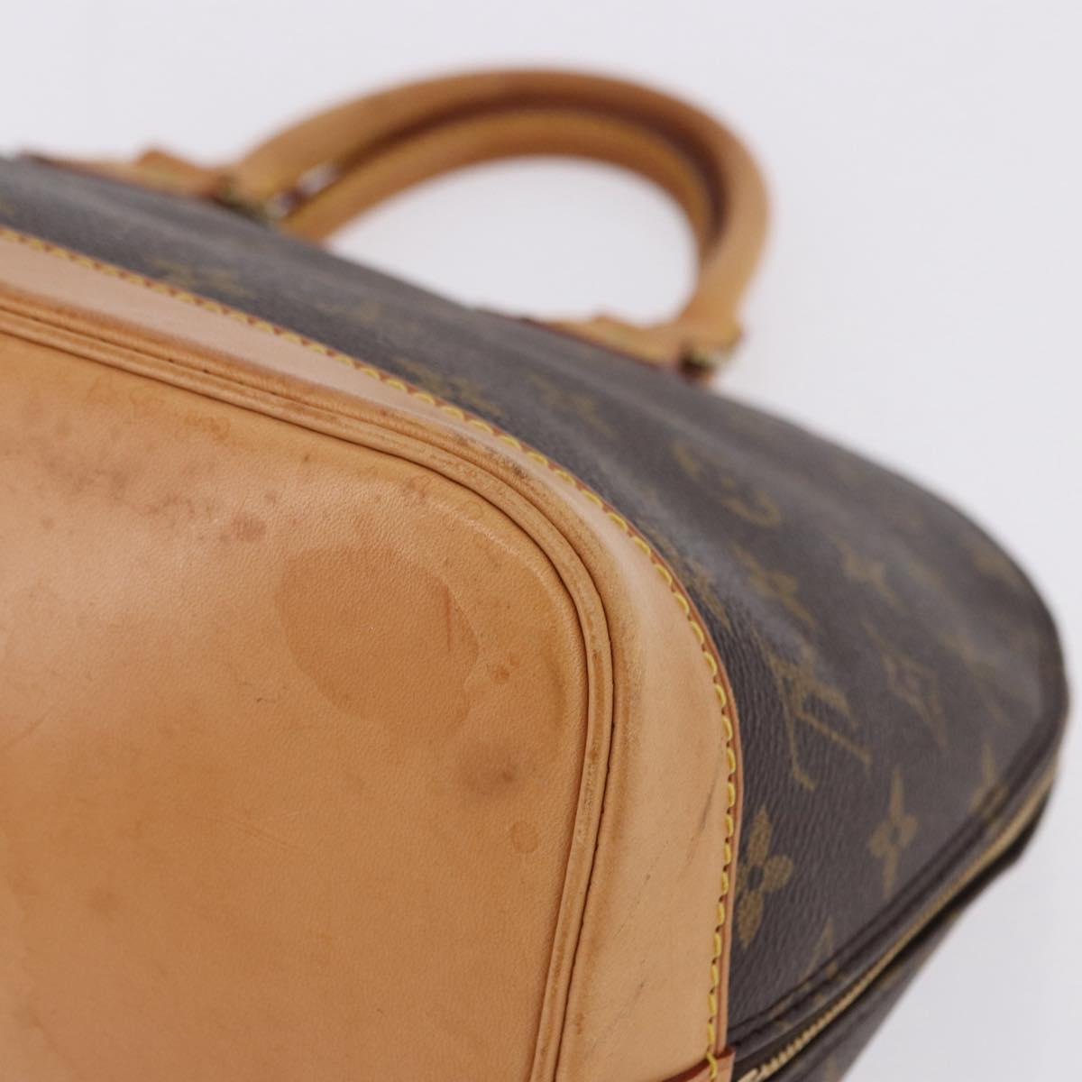 LOUIS VUITTON Monogram Alma Hand Bag M51130 LV Auth bs36258A