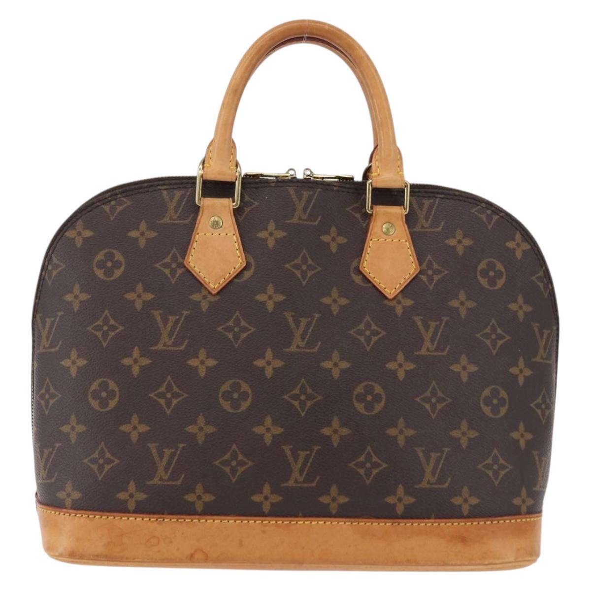 LOUIS VUITTON Monogram Alma Hand Bag M51130 LV Auth bs36258A